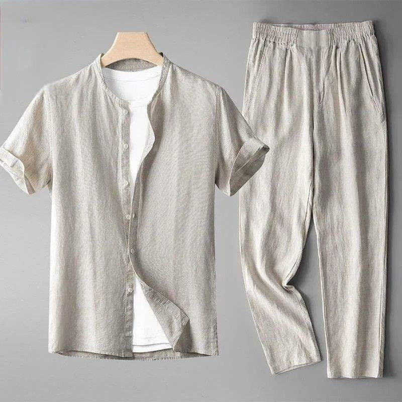 Men?s casual top and long pants