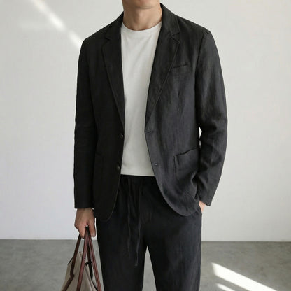 Italian Style Linen Business Jacket