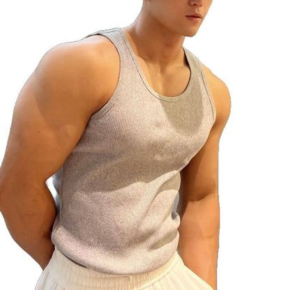 Cotton Stretch Fitness Vest for Men