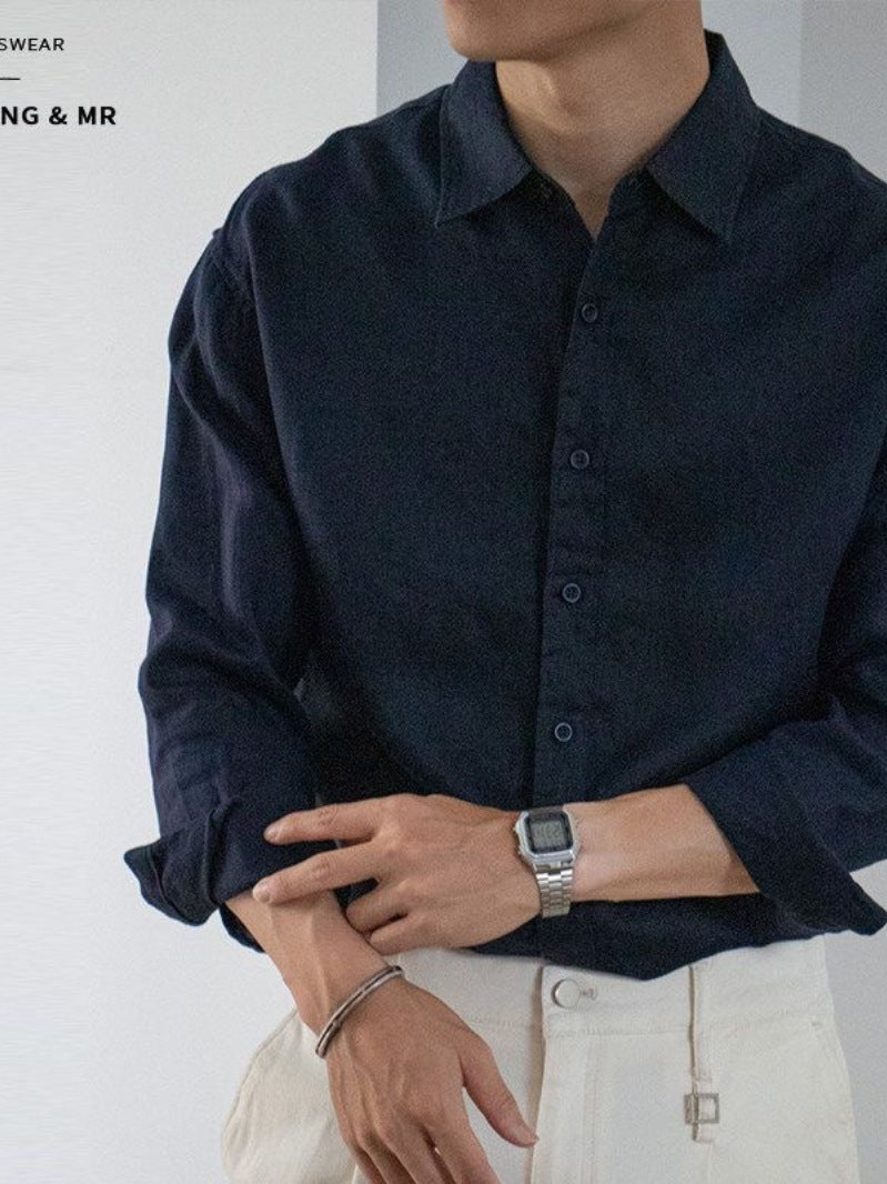 Prism - Mens Long Sleeve Cardigan Shirt