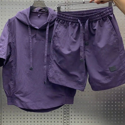 Men's Lightweight Hooded Shorts