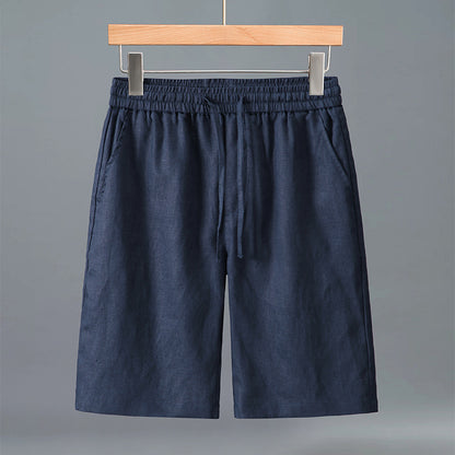 Mens Linen Polo Shirt and Pants Set