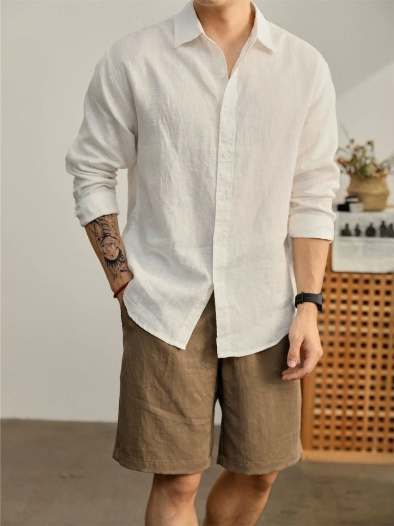 Prism - Mens Long Sleeve Cardigan Shirt