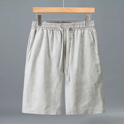 Mens Linen Polo Shirt and Pants Set