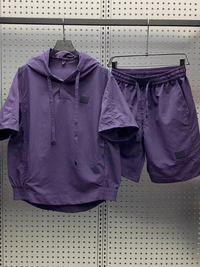 Men's Lightweight Hooded Shorts