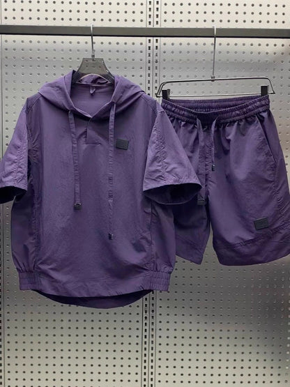 Men's Lightweight Hooded Shorts