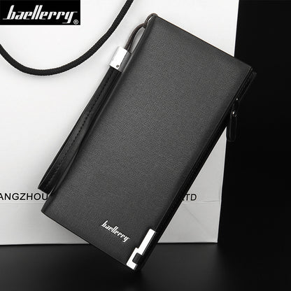 Mens Long Zipper Wallet