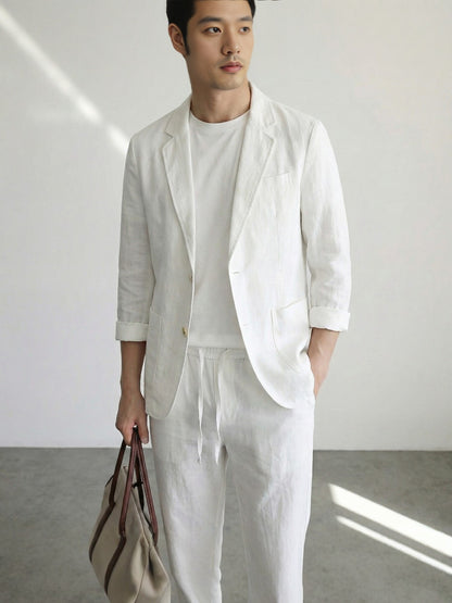 Italian Style Linen Business Jacket