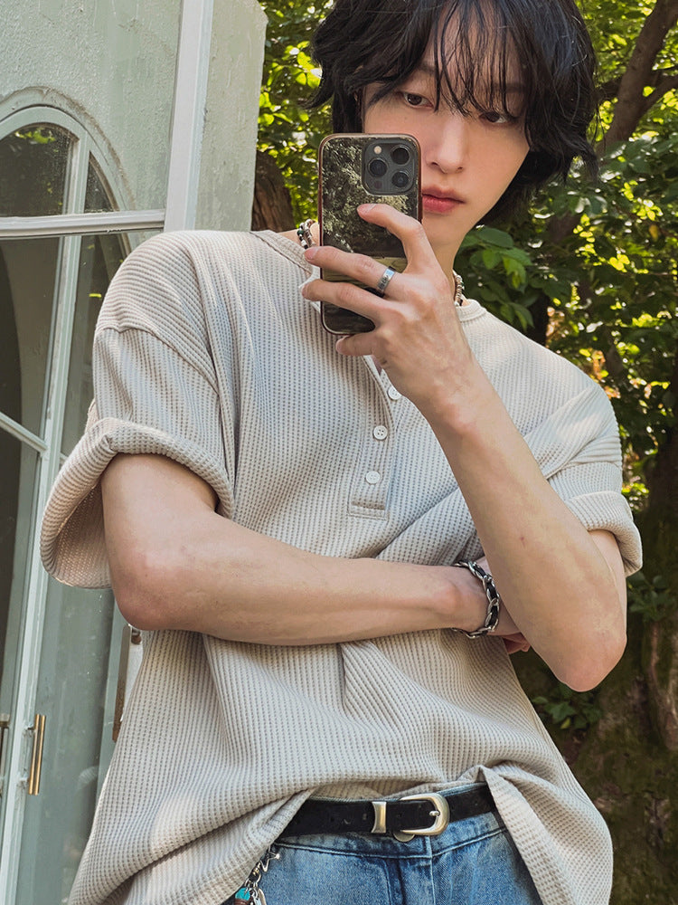 Prism - Short-Sleeved T-Shirt Men's Summer Loose Casual