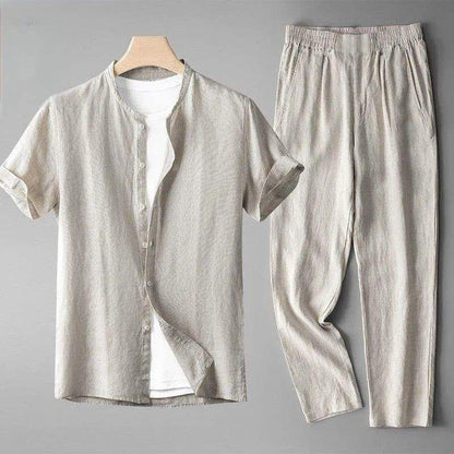 Men?s casual top and long pants