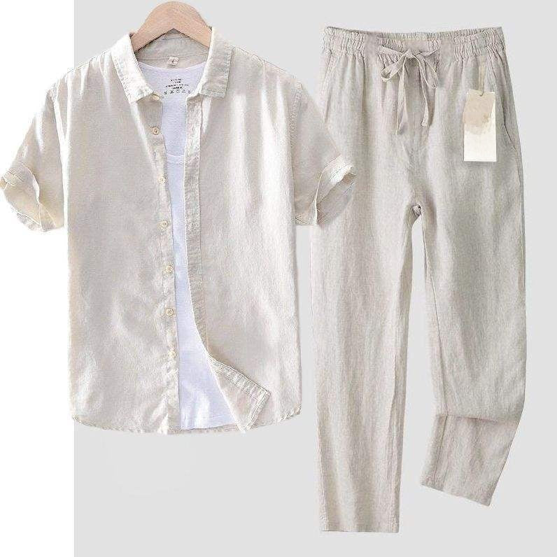 Men?s casual top and long pants