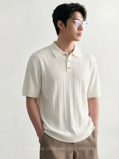 Mens Ice Silk Polo Shirt