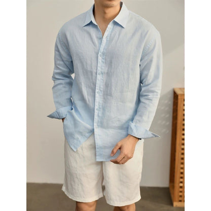 Prism - Mens Long Sleeve Cardigan Shirt