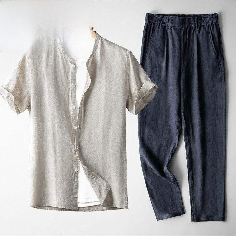 Men?s casual top and long pants