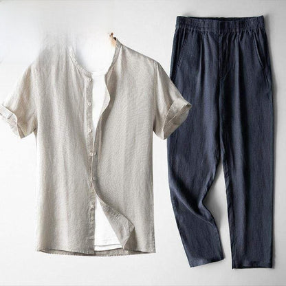 Men?s casual top and long pants