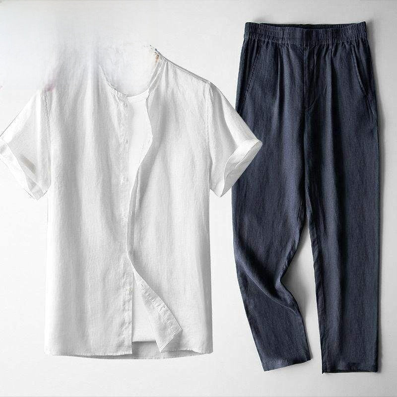 Men?s casual top and long pants