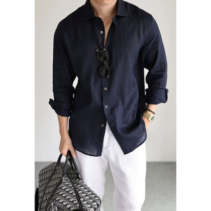 Prism - Mens Long Sleeve Cardigan Shirt