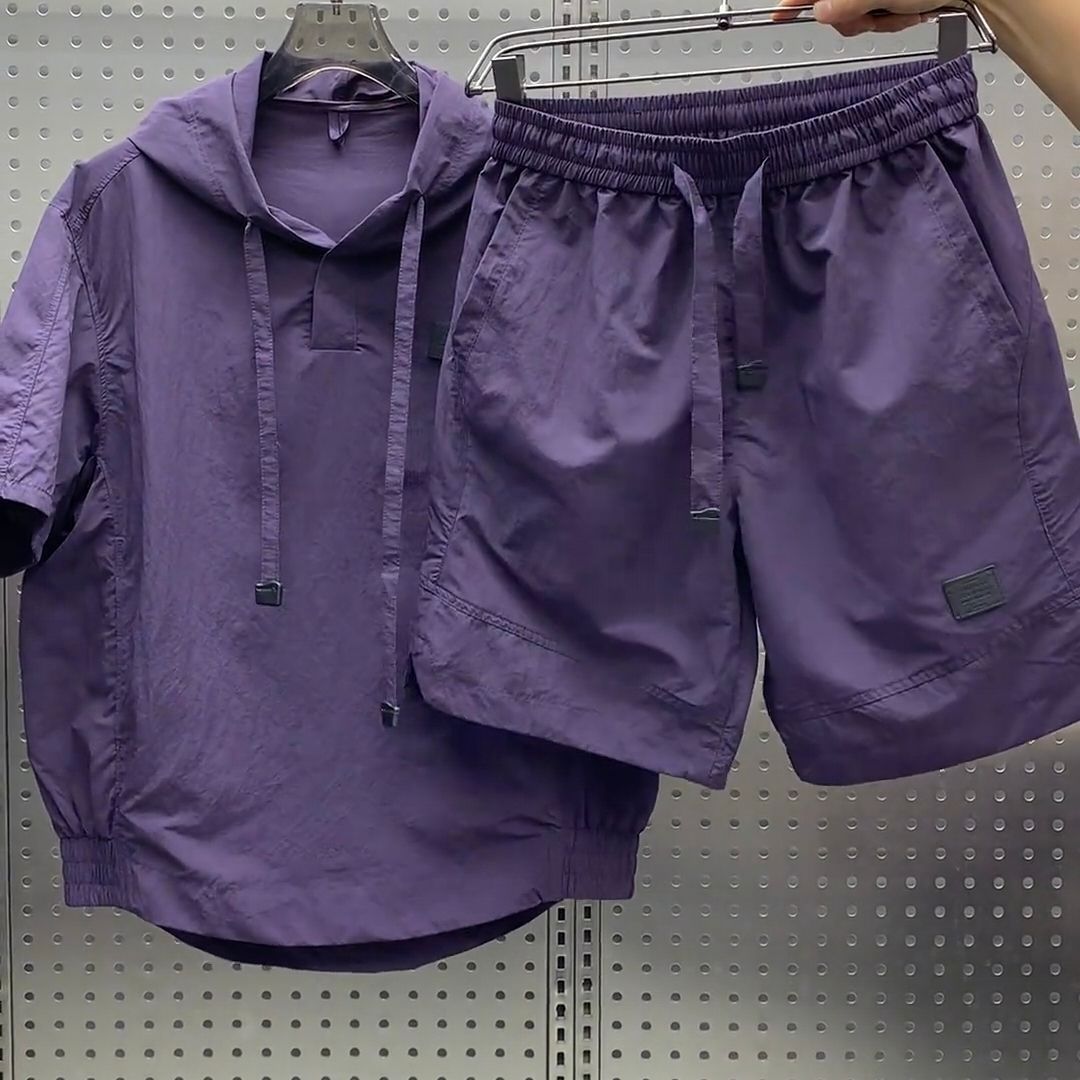 Men's Lightweight Hooded Shorts