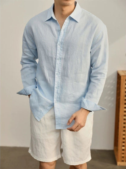 Prism - Mens Long Sleeve Cardigan Shirt