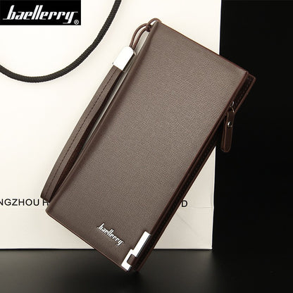 Mens Long Zipper Wallet