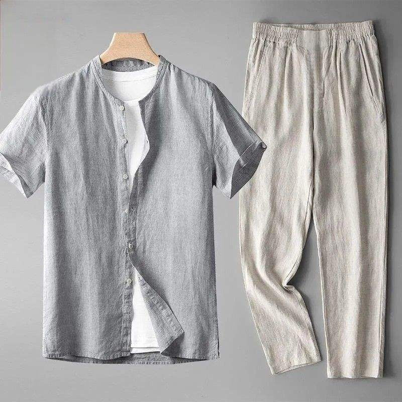 Men?s casual top and long pants